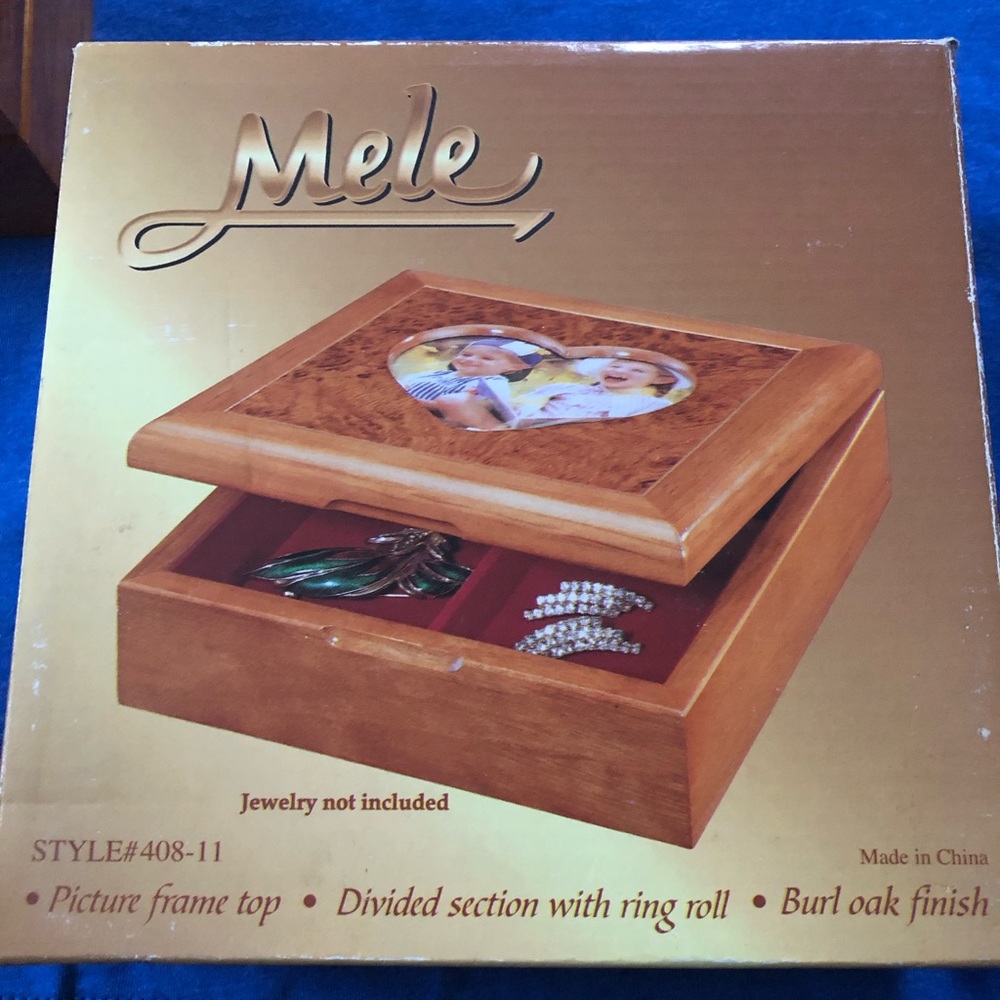 Mele picture frame top jewelry box
